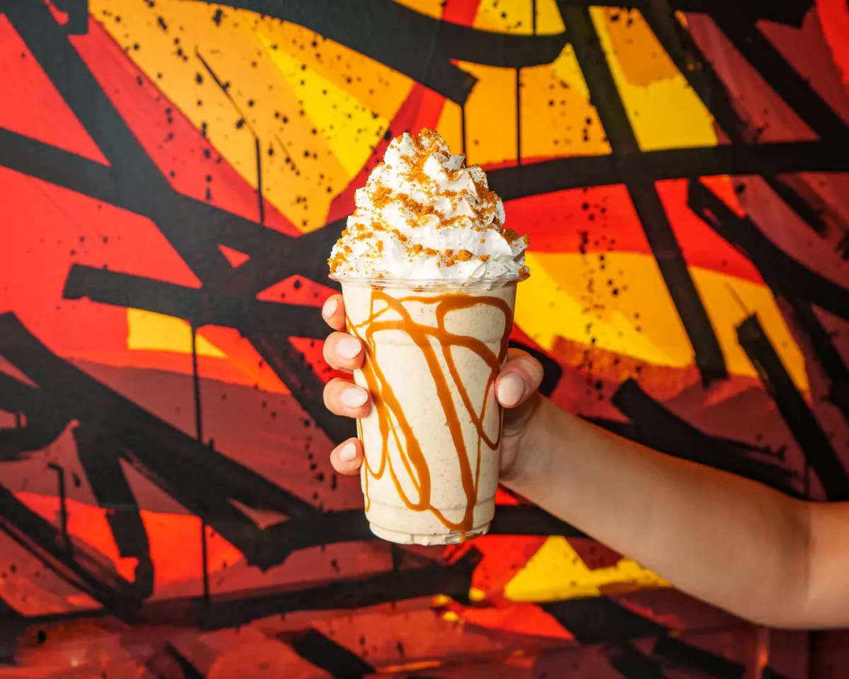 Lotus Biscoff milkshake